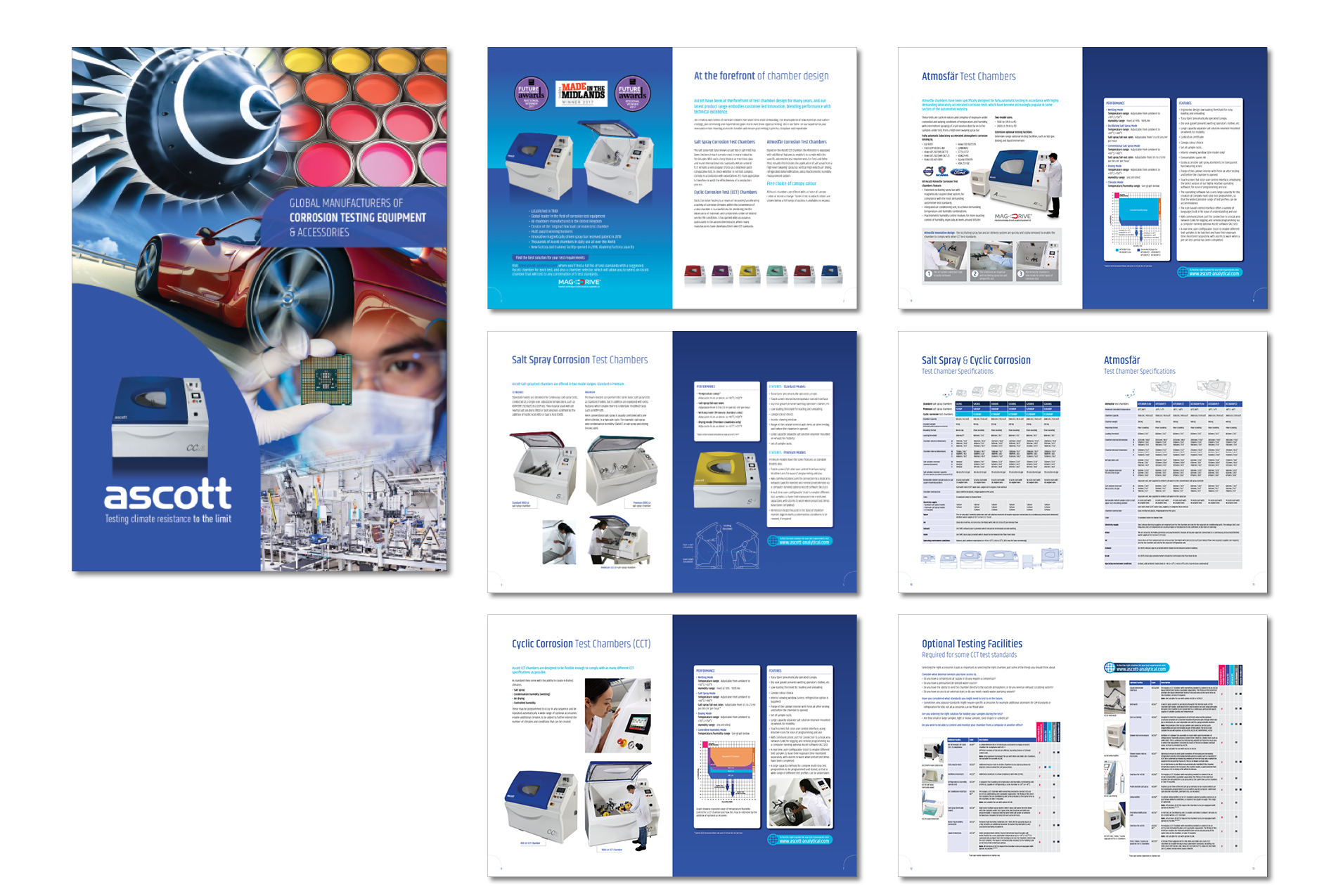 Brochure design for PDFs and print by neil henderson freelance graphic designer