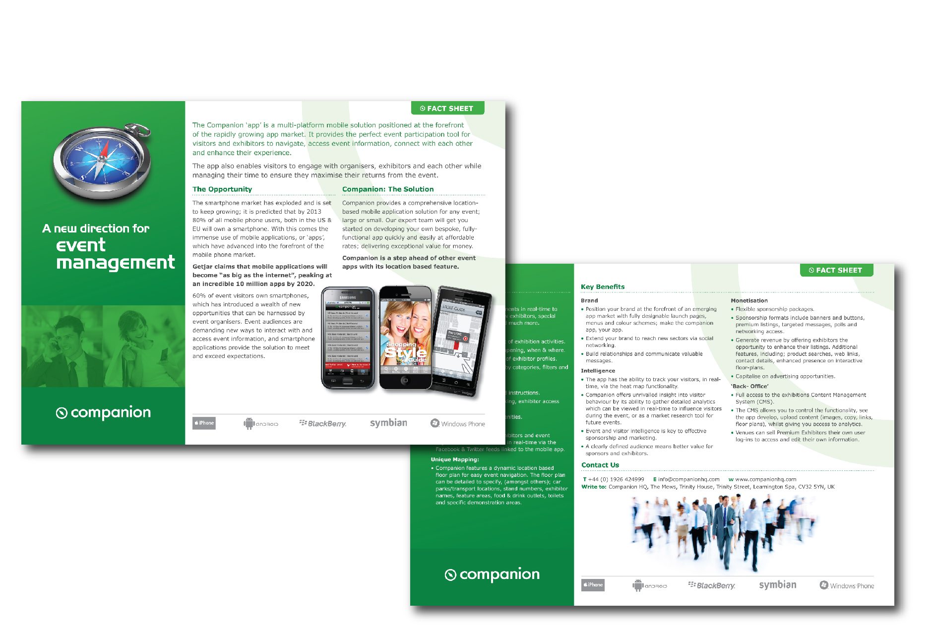 Leaflet design for print by neil henderson freelance graphic designer