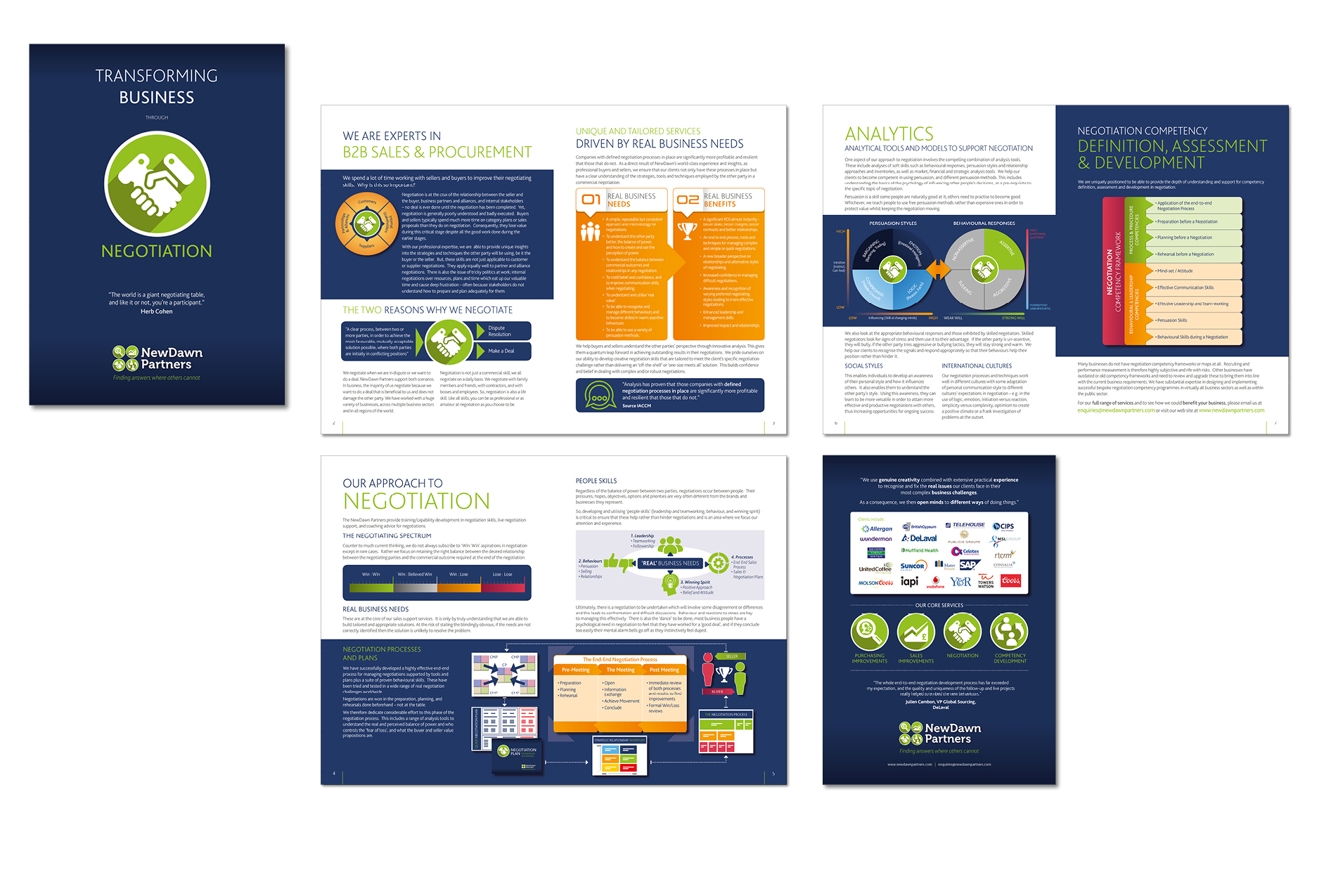 Brochure design for print by neil henderson freelance graphic designer