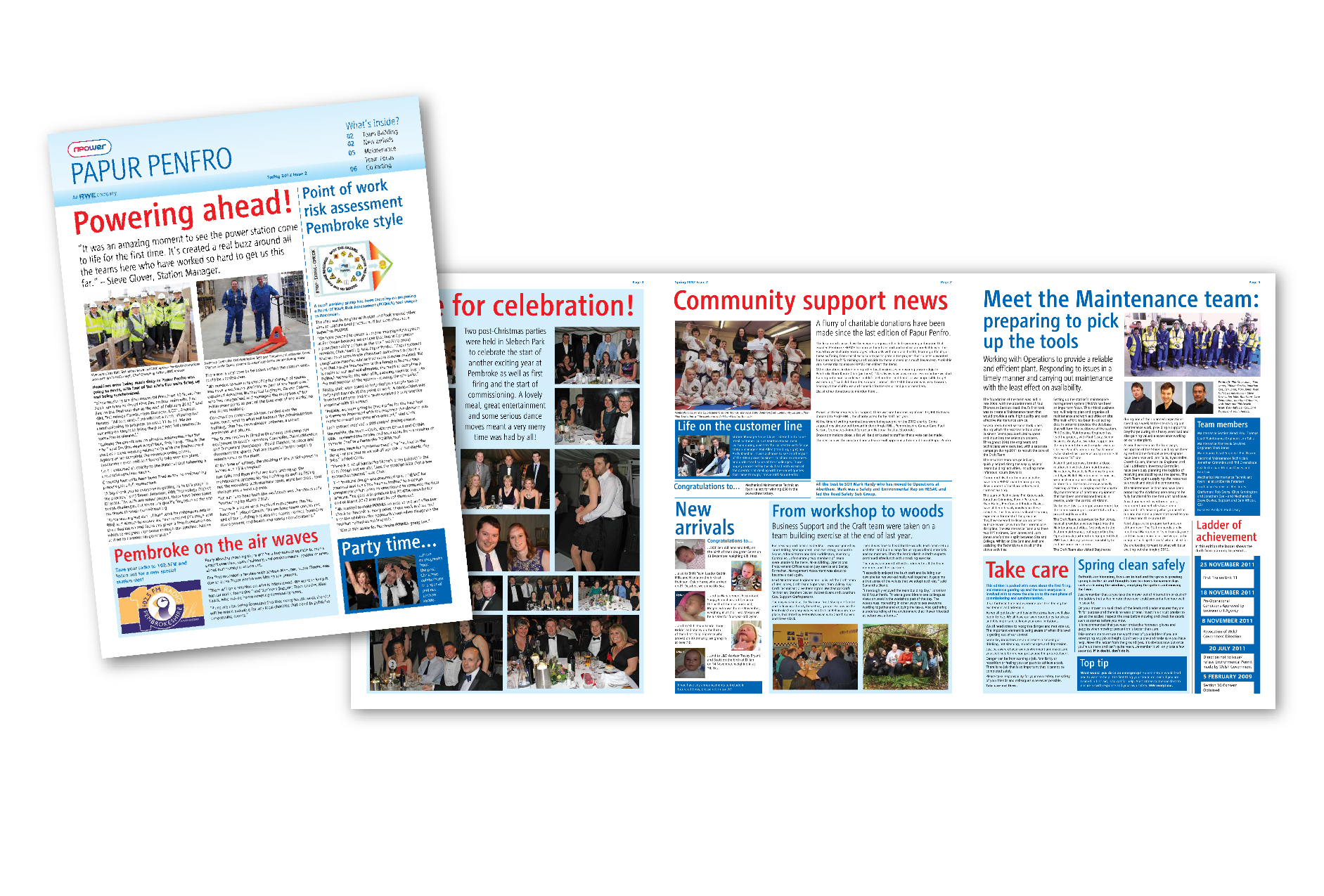 Newsletter design for print by neil henderson freelance graphic designer